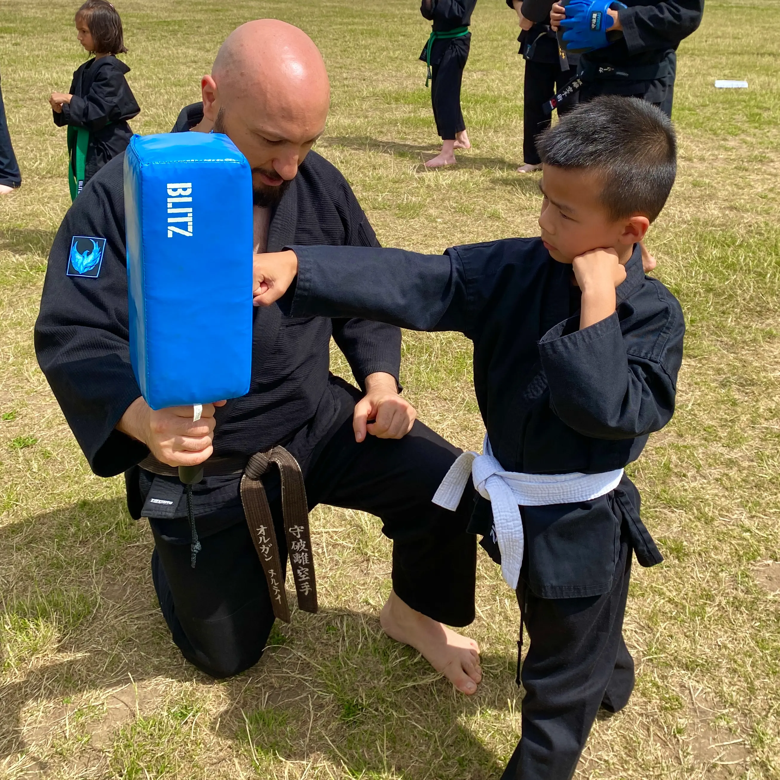 Olgun Tiltay training in Larchfield outside